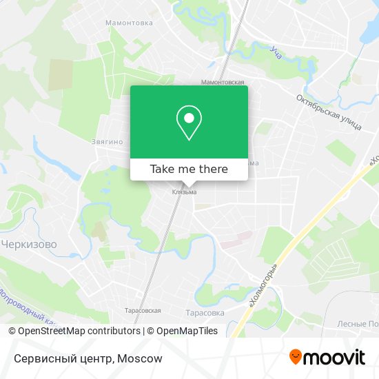 Сервисный центр map