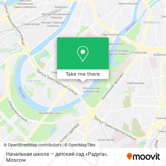 Начальная школа — детский сад «Радуга» map