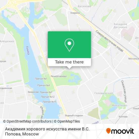 Академия хорового искусства имени В.С. Попова map
