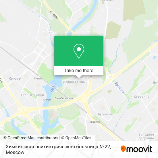 Химкинская психиатрическая больница №22 map