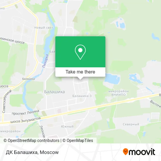 ДК Балашиха map