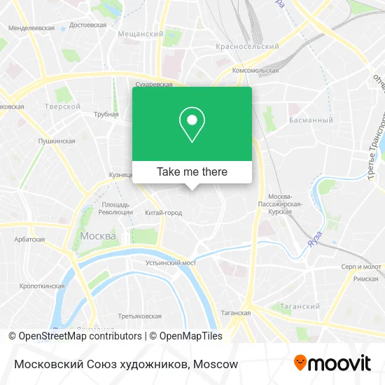 Московский Союз художников map