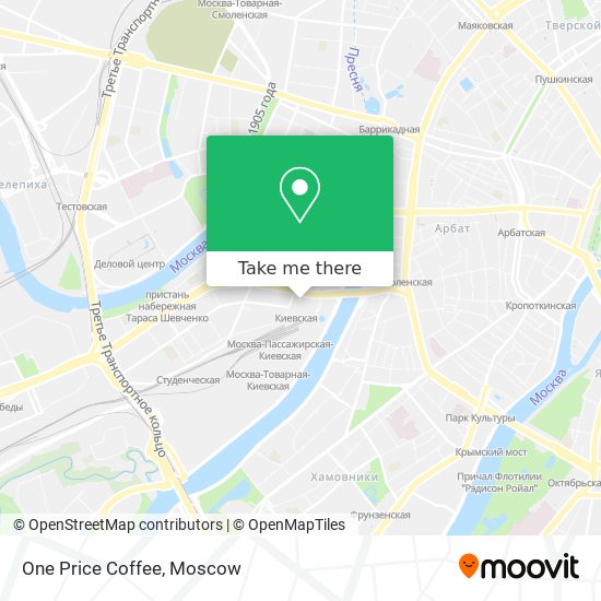 One Price Coffee map