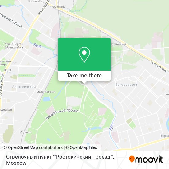 Стрелочный пункт ""Ростокинский проезд"" map