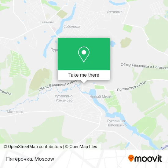Пятёрочка map