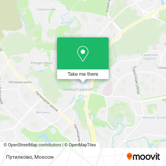 Путилково map