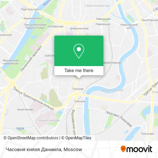 Часовня князя Даниила map