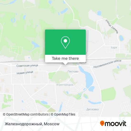 Железнодорожный map