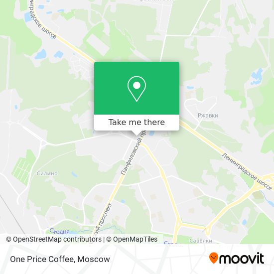 One Price Coffee map