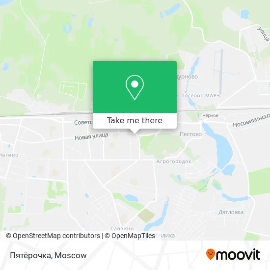 Пятёрочка map