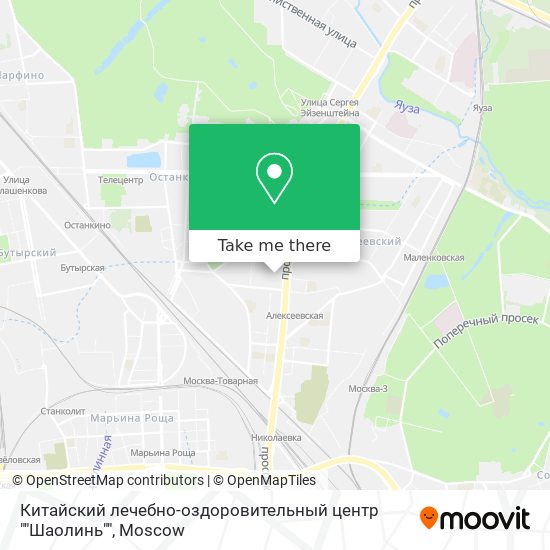Китайский лечебно-оздоровительный центр ""Шаолинь"" map