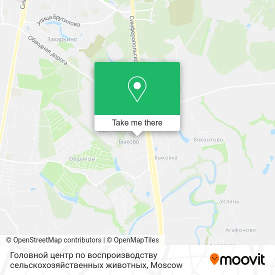 Головной центр по воспроизводству сельскохозяйственных животных map