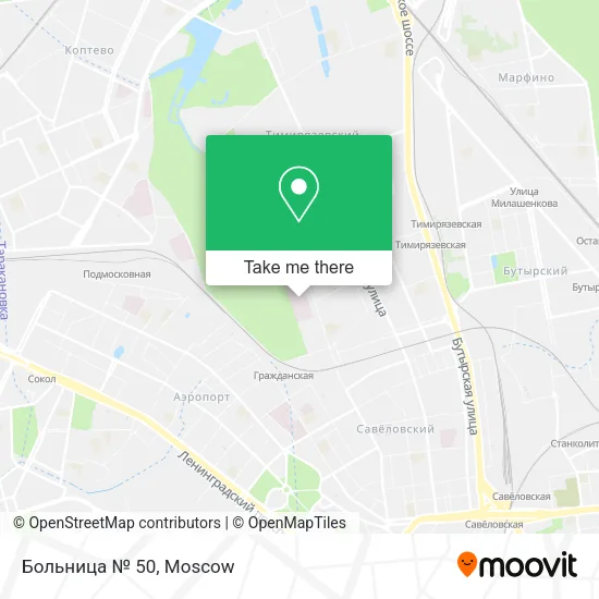 Больница № 50 map