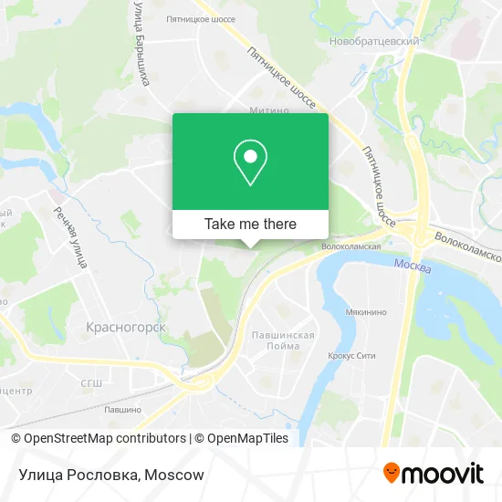 Улица Рословка map