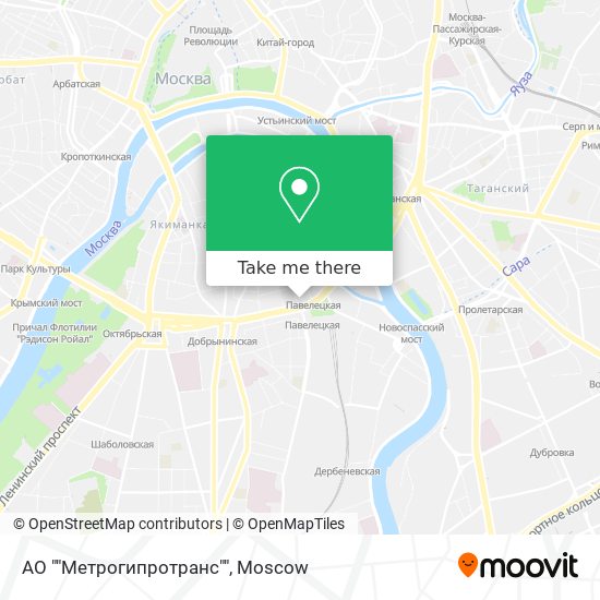 АО ""Метрогипротранс"" map