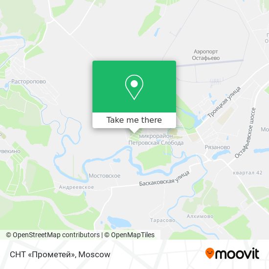 СНТ «Прометей» map