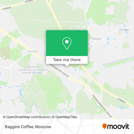 Baggins Coffee map
