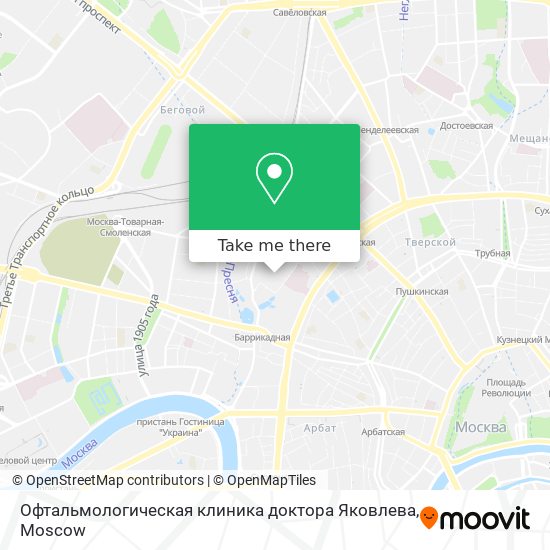 Офтальмологическая клиника доктора Яковлева map