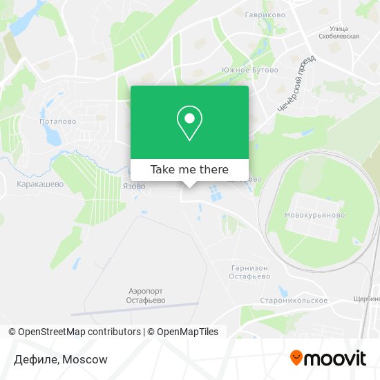 Дефиле map