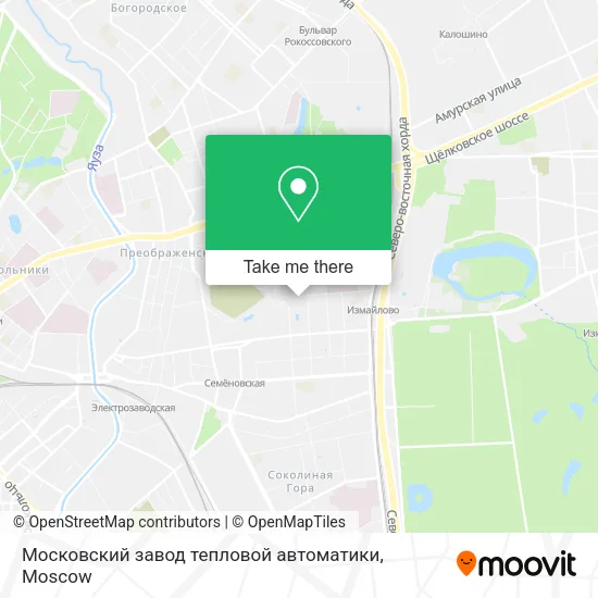 Московский завод тепловой автоматики map