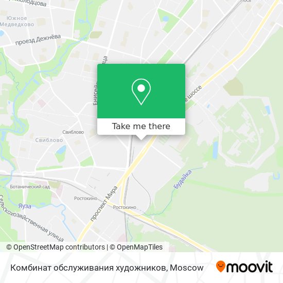 Комбинат обслуживания художников map