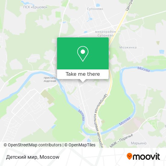 Детский мир map