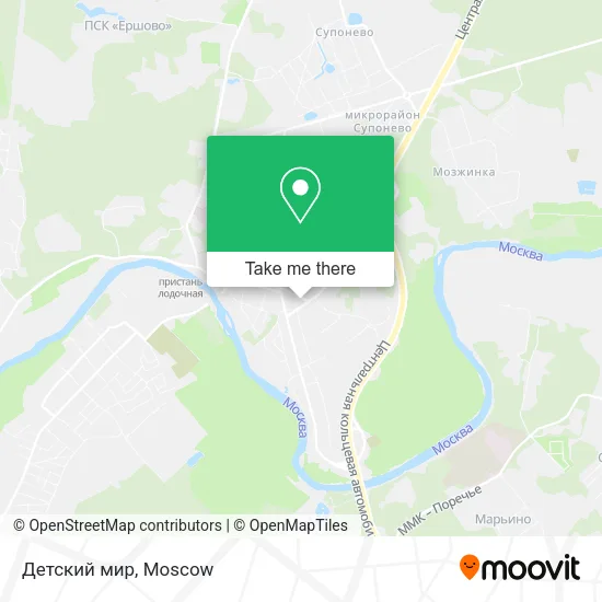 Детский мир map