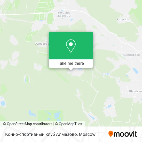 Конно-спортивный клуб Алмазово map