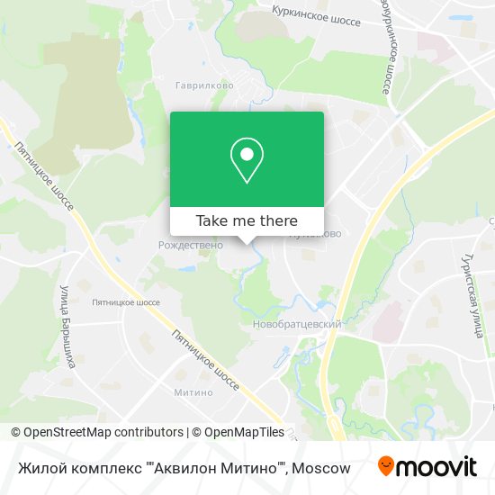 Жилой комплекс ""Аквилон Митино"" map