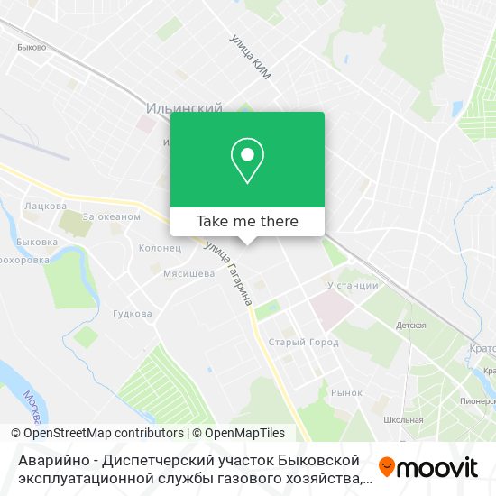 Аварийно - Диспетчерский участок Быковской эксплуатационной службы газового хозяйства map