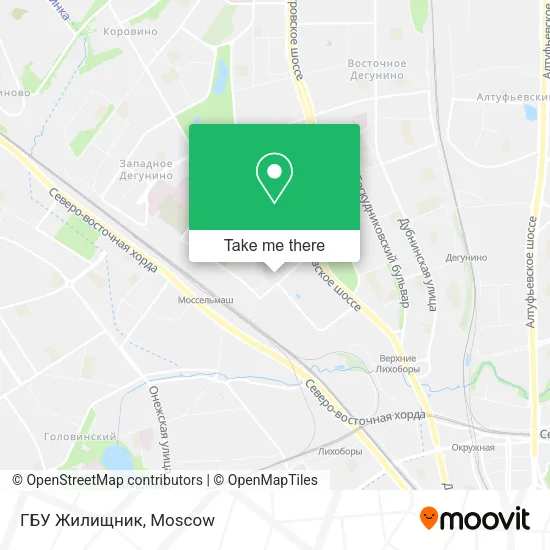 ГБУ Жилищник map