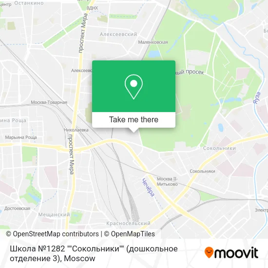 Школа №1282 ""Сокольники"" (дошкольное отделение 3) map