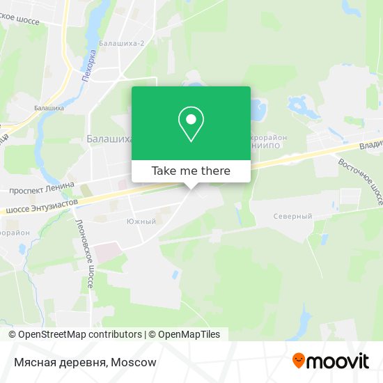 Мясная деревня map