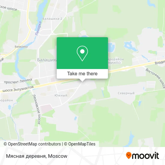 Мясная деревня map