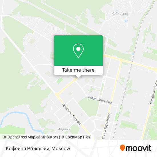 Кофейня Proкофий map