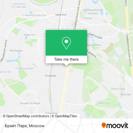 Брайт Парк map