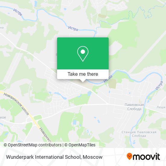 Wunderpark International School map