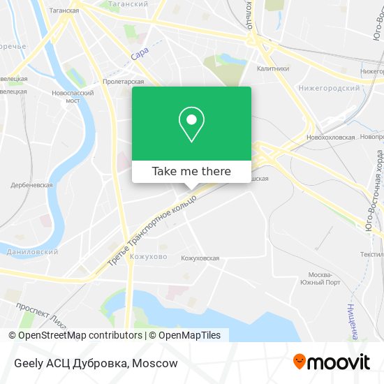 Geely АСЦ Дубровка map