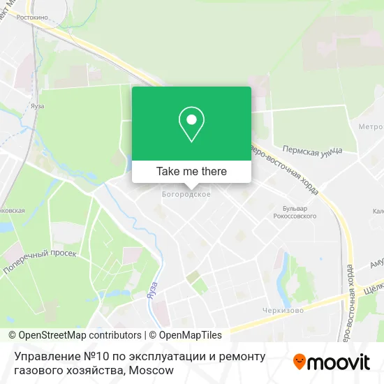 Управление №10 по эксплуатации и ремонту газового хозяйства map