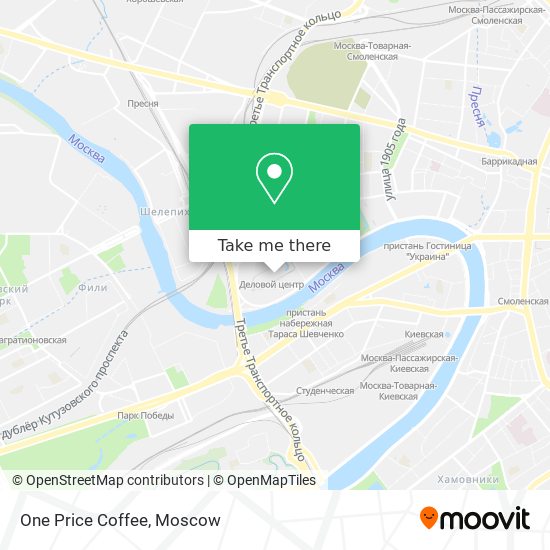 One Price Coffee map