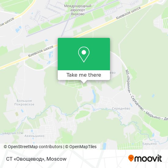 СТ «Овощевод» map