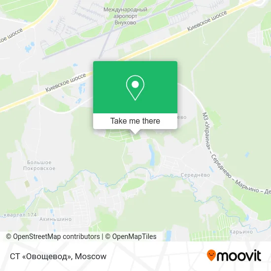 СТ «Овощевод» map