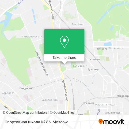 Спортивная школа № 86 map