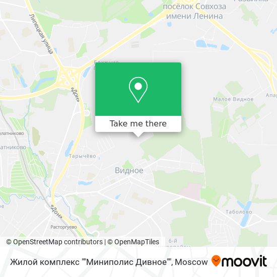 Жилой комплекс ""Миниполис Дивное"" map
