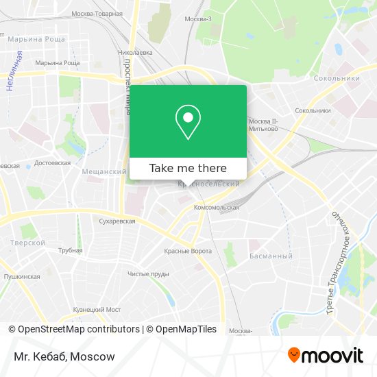 Mr. Кебаб map