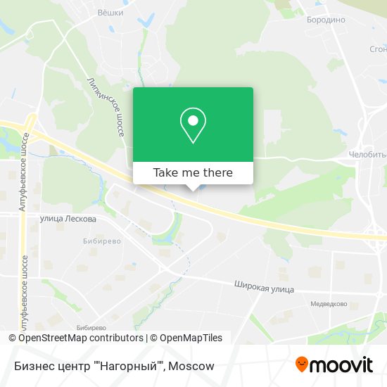 Бизнес центр ""Нагорный"" map