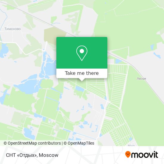 СНТ «Отдых» map