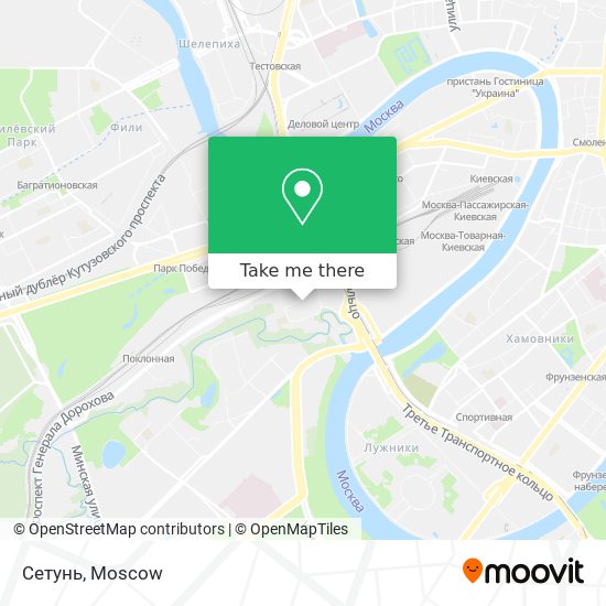 Сетунь map