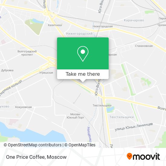 One Price Coffee map