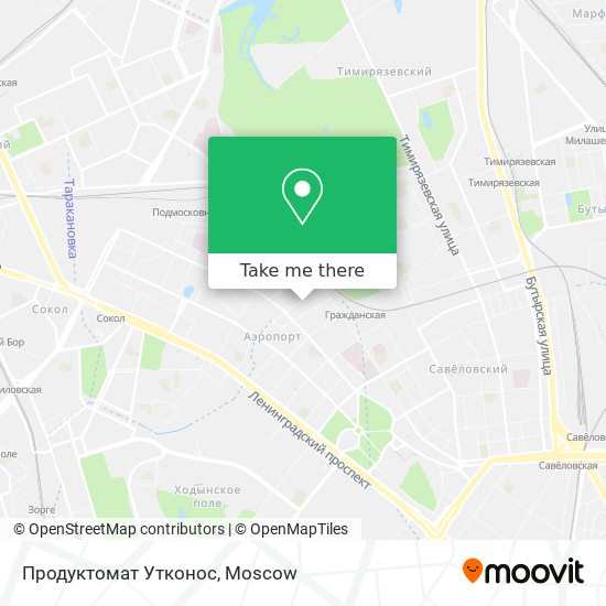 Продуктомат Утконос map